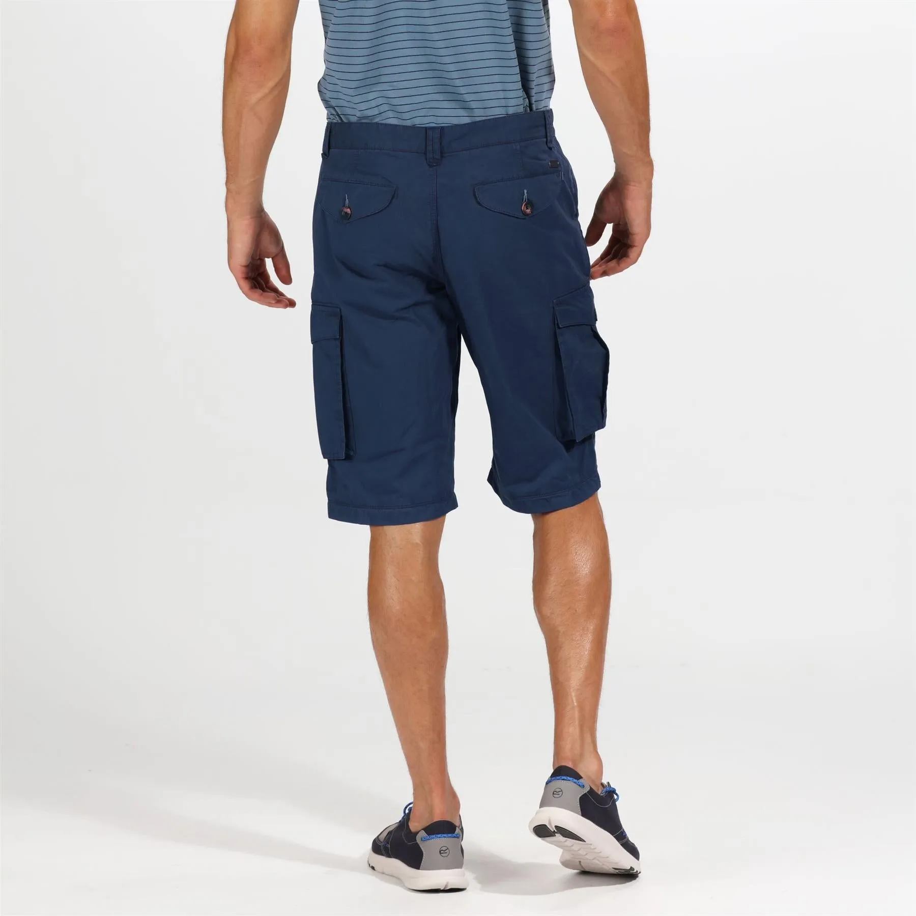 Regatta Mens Shorebay Cargo Breathable Cotton Shorts