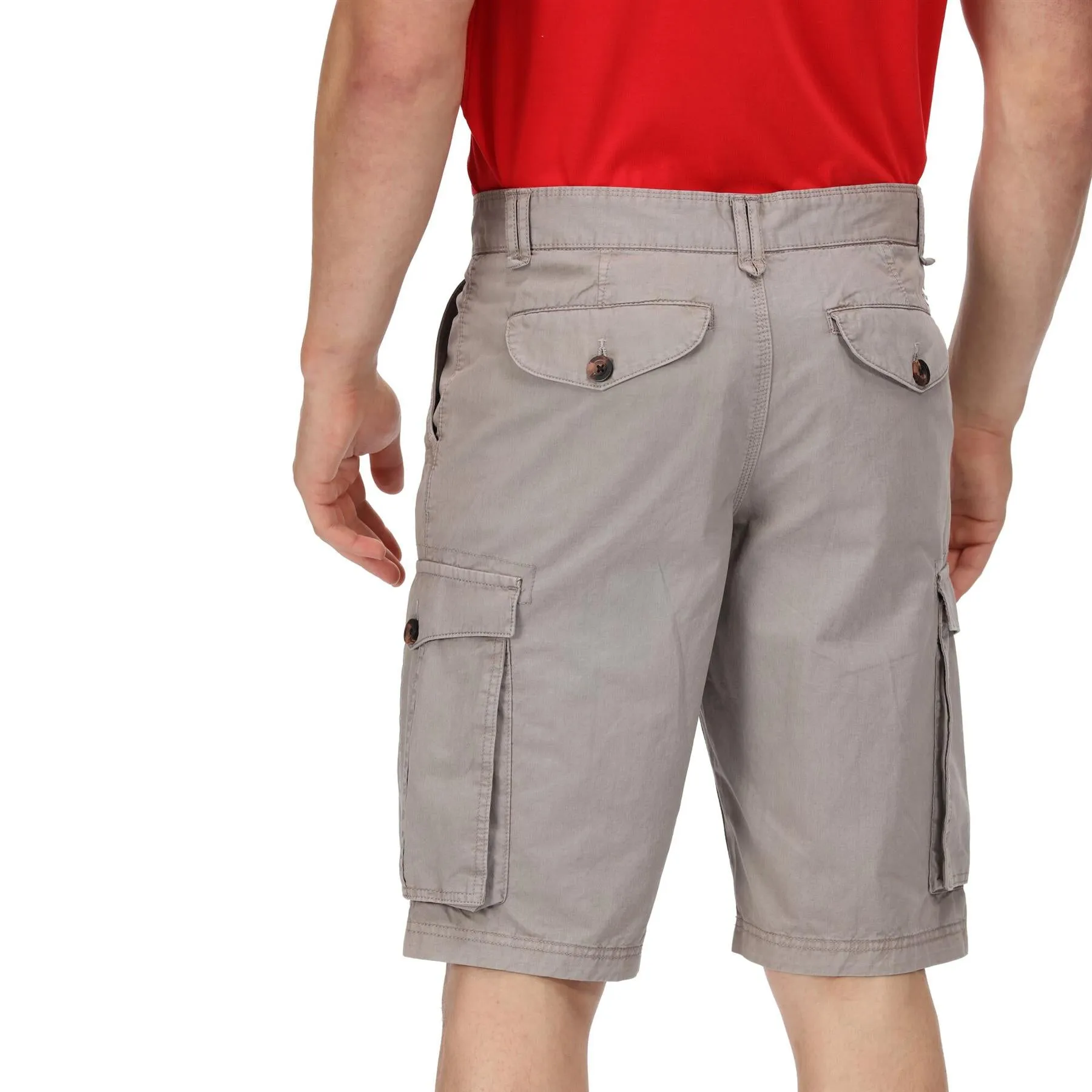 Regatta Mens Shorebay Cargo Breathable Cotton Shorts