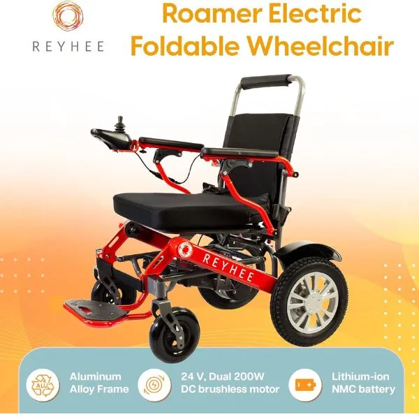 Reyhee Roamer Folding Electric Wheelchair