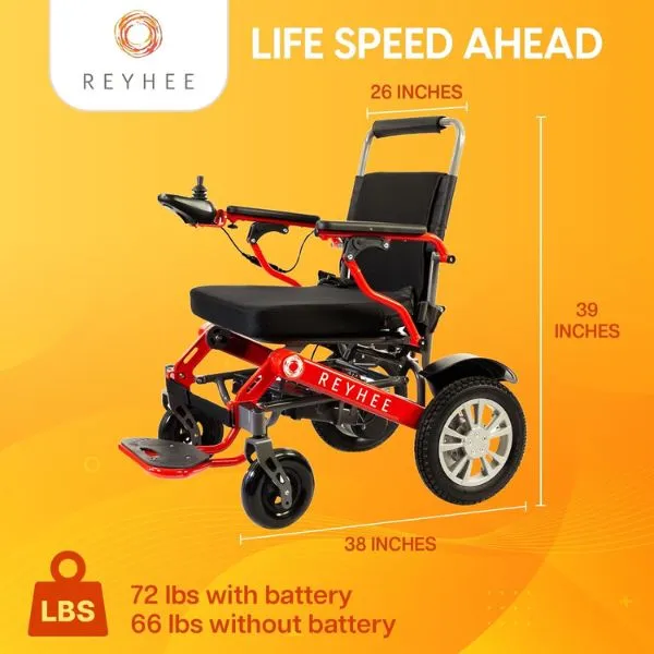 Reyhee Roamer Folding Electric Wheelchair