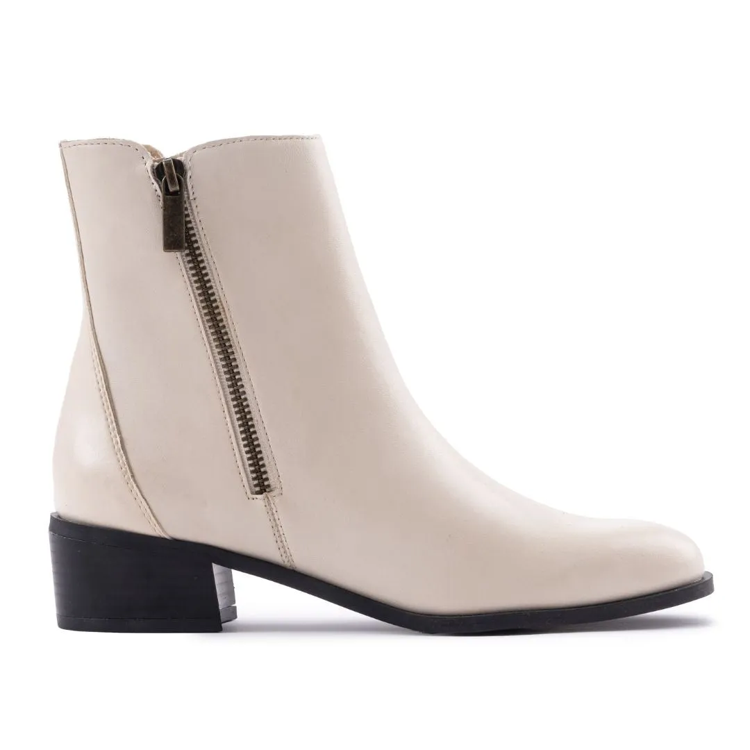 Rockport Evalyn Zip Bootie Women - OFFWHT