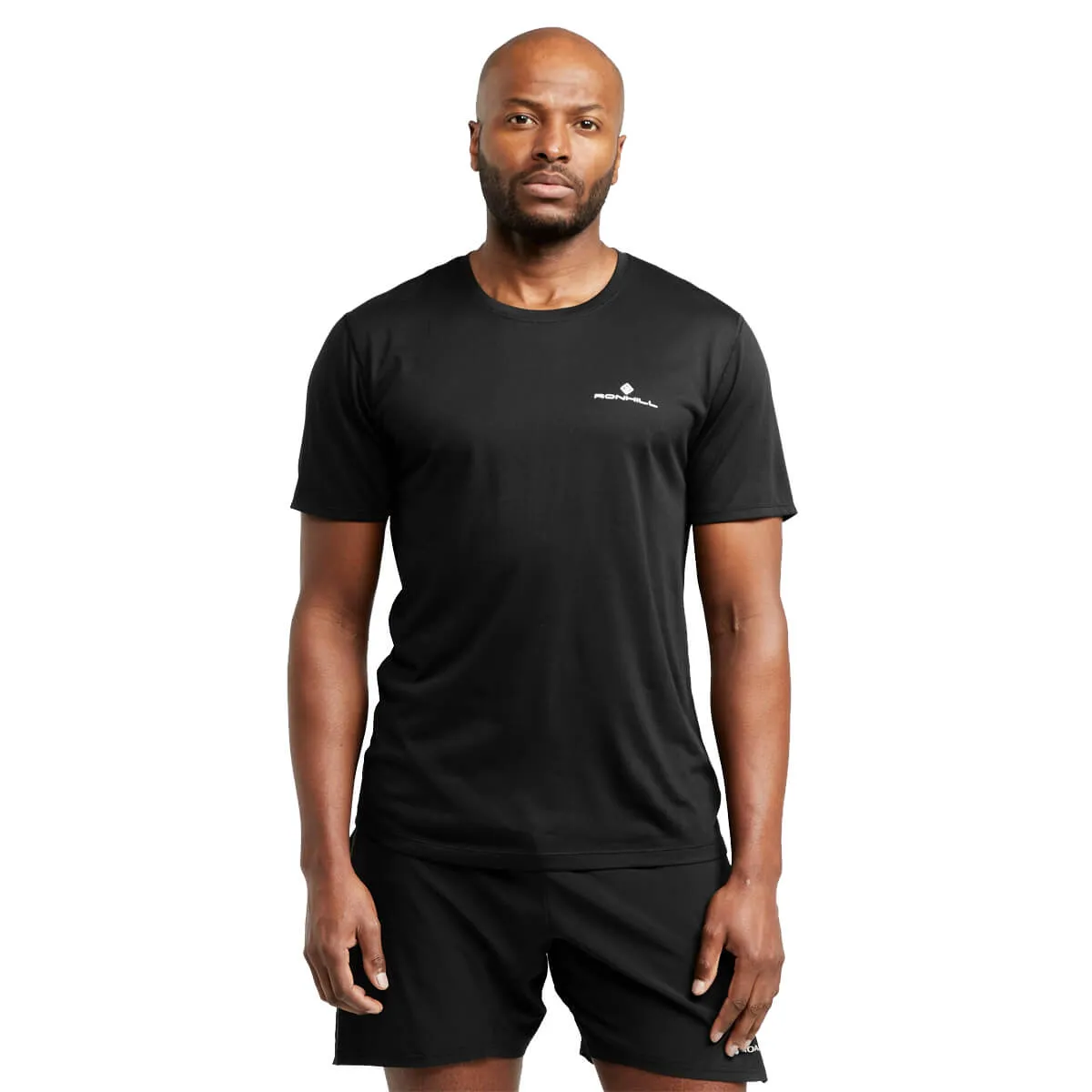 Ronhill Core S/S Tee Mens | Black/brightwhite