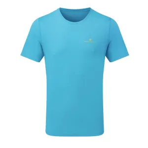 Ronhill Core S/S Tee Mens | Cyan/acid Lime