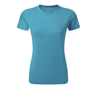 Ronhill Tech Short Sleeve Tee Womens | Azure/hot Pink