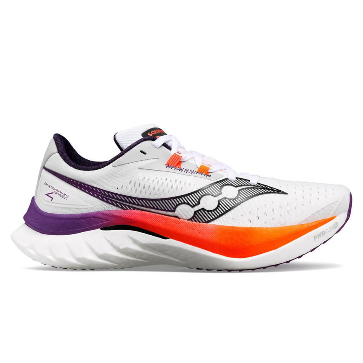 Saucony Endorphin Speed 4 Mens | White/viziorange