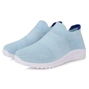 SHUGE Walking, Sports, Gym Shoes for Women and Girls Blue