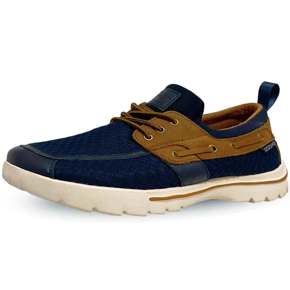 Skuze Del Marina- 303 Navy and Brown