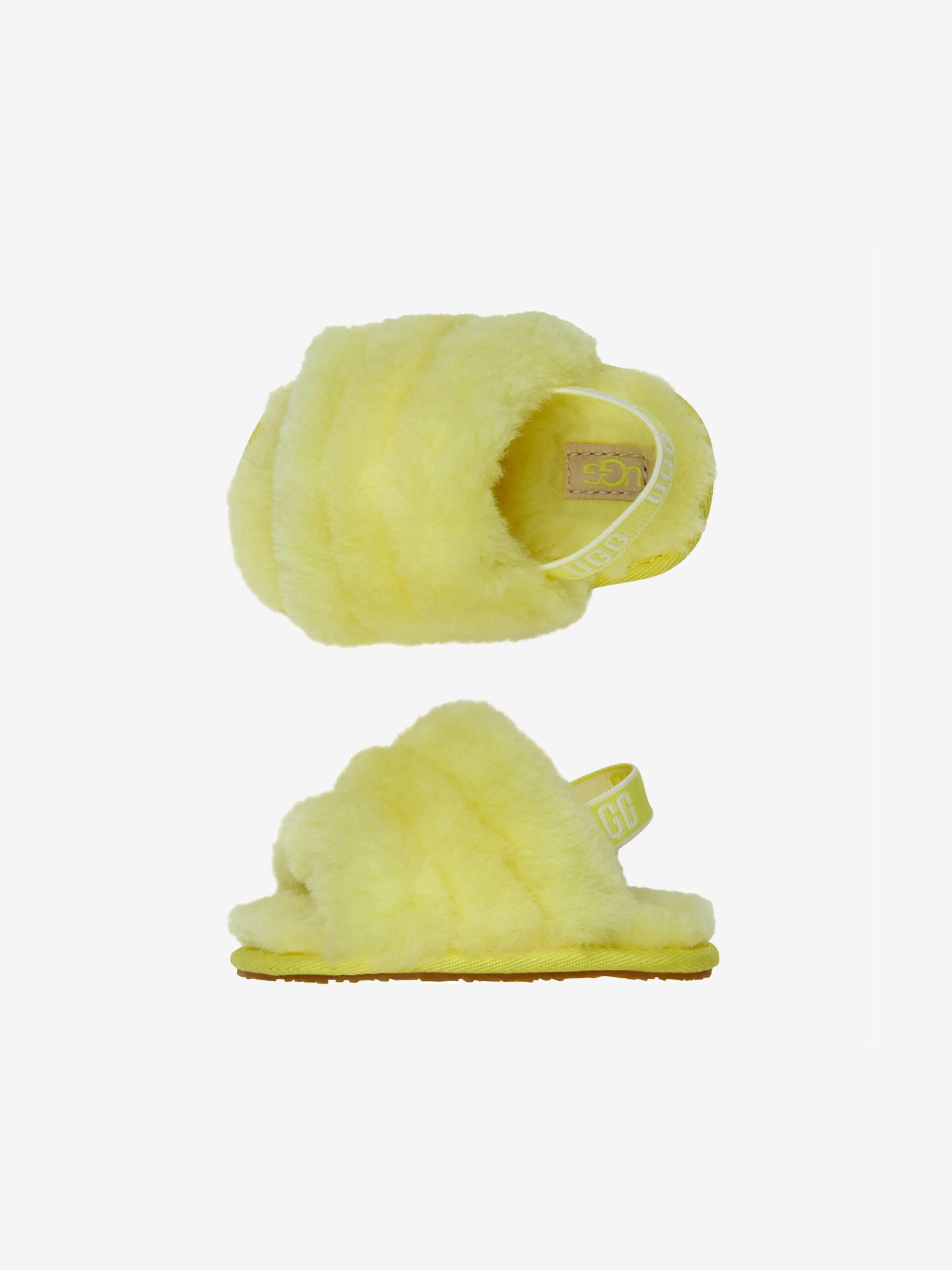 UGG Girls Sliders - Lemon Fluff Yeah Slider