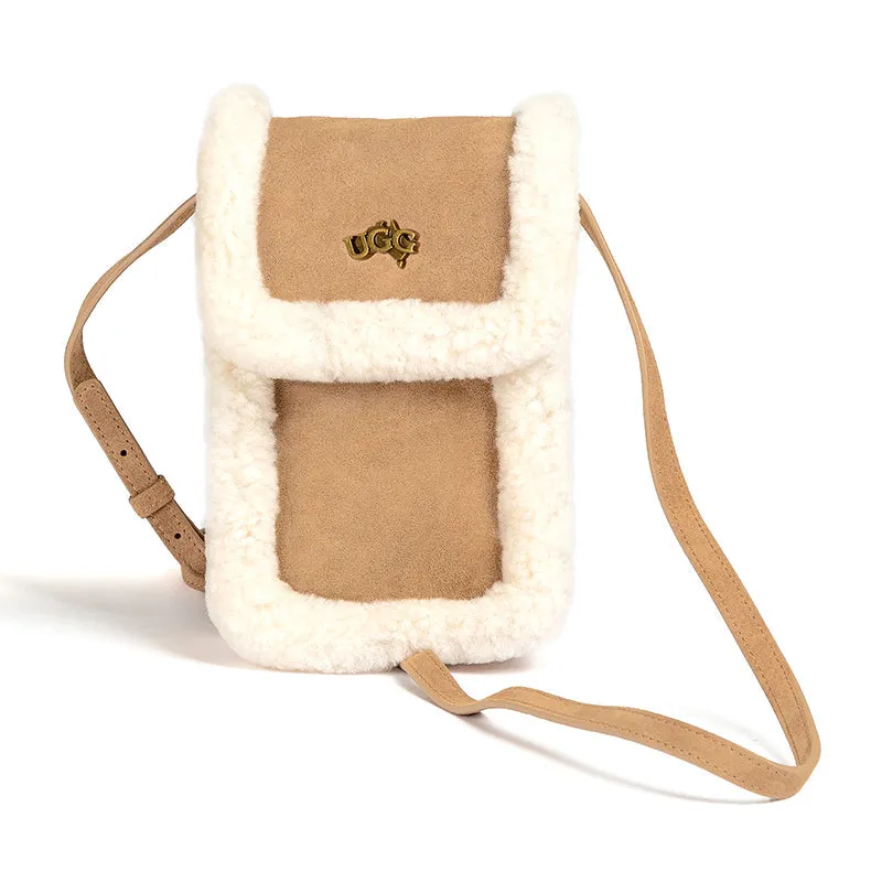 UGG Premium Phone Fluffy Bag