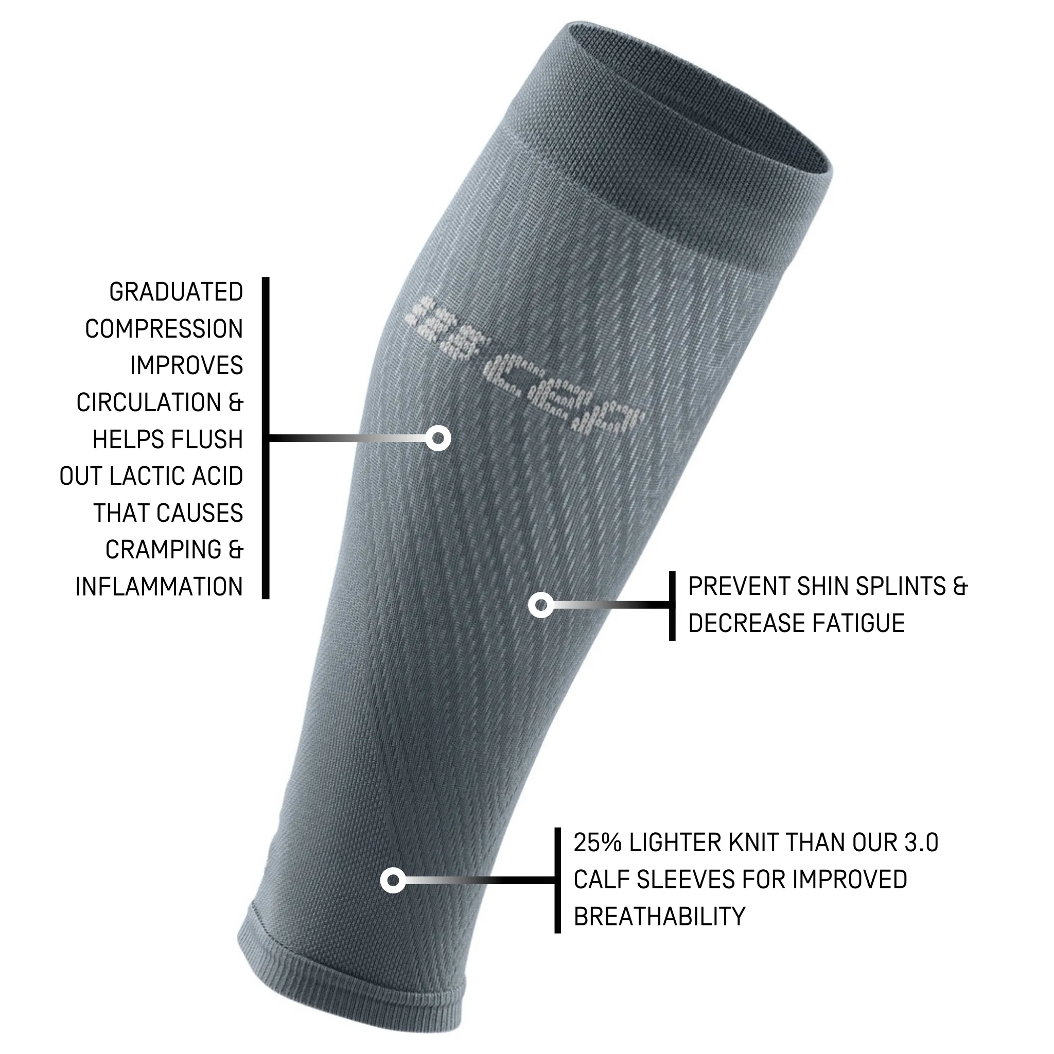 Ultralight Compression Calf Sleeves, Men