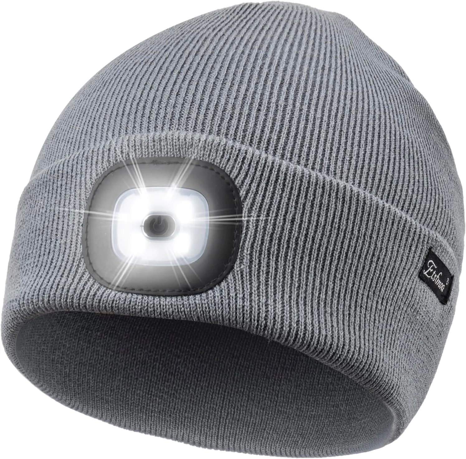 Unisex Beanie with Light, USB Rechargeable Caps