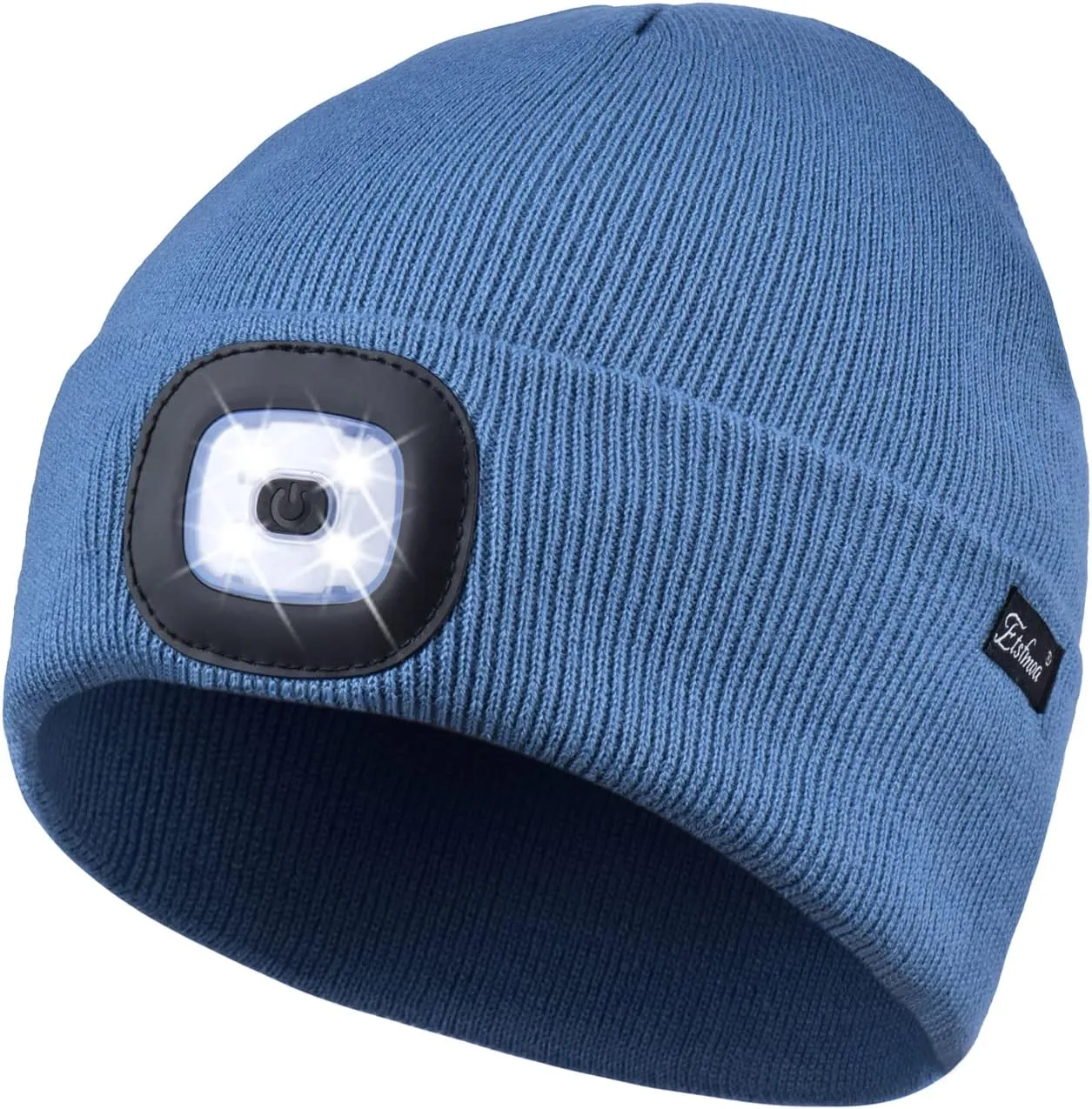 Unisex Beanie with Light, USB Rechargeable Caps