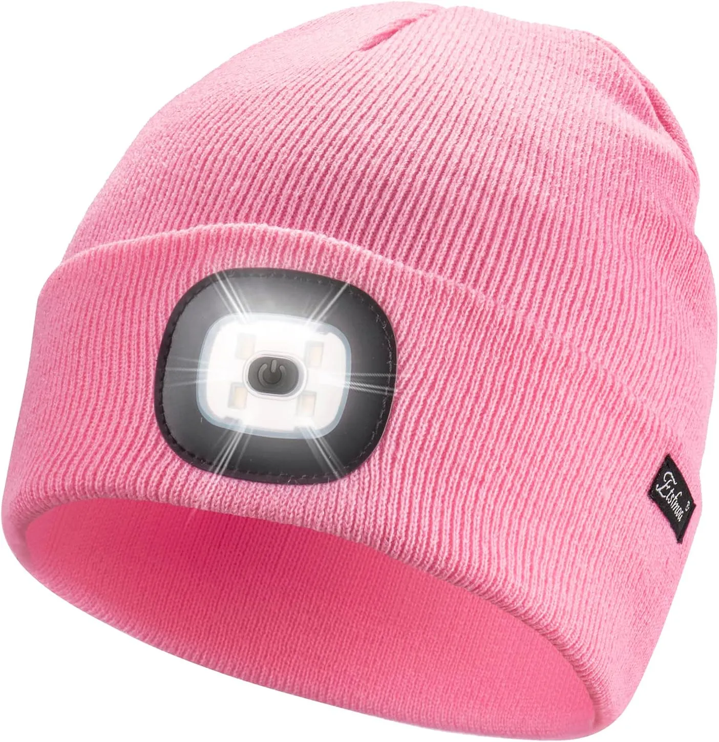 Unisex Beanie with Light, USB Rechargeable Caps