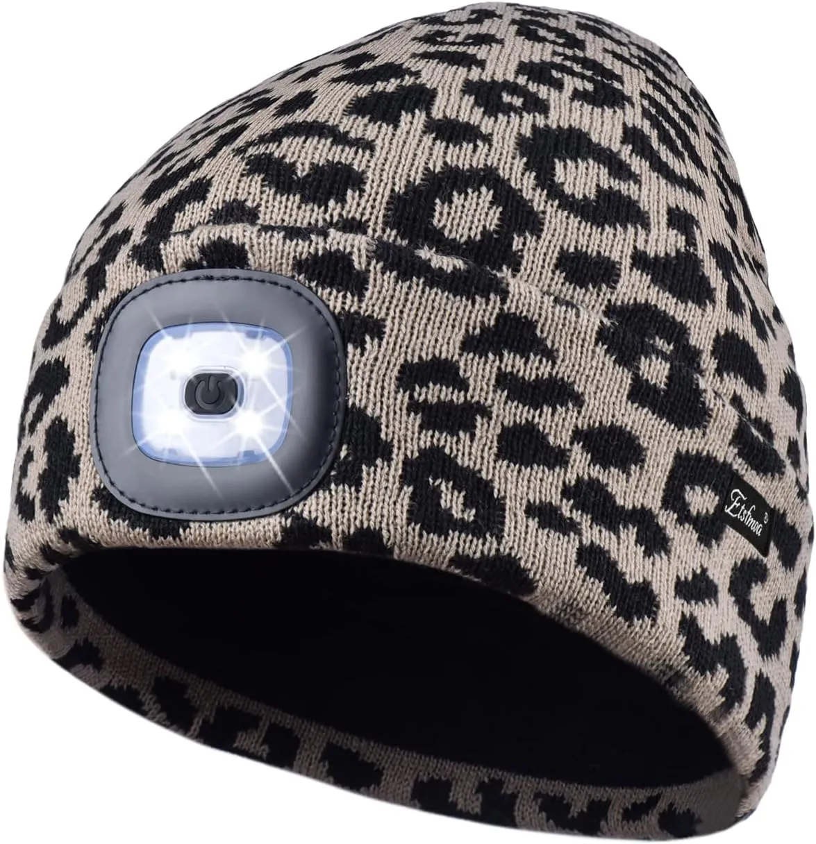 Unisex Beanie with Light, USB Rechargeable Caps