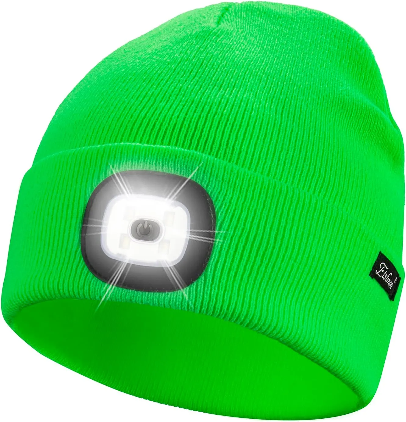 Unisex Beanie with Light, USB Rechargeable Caps