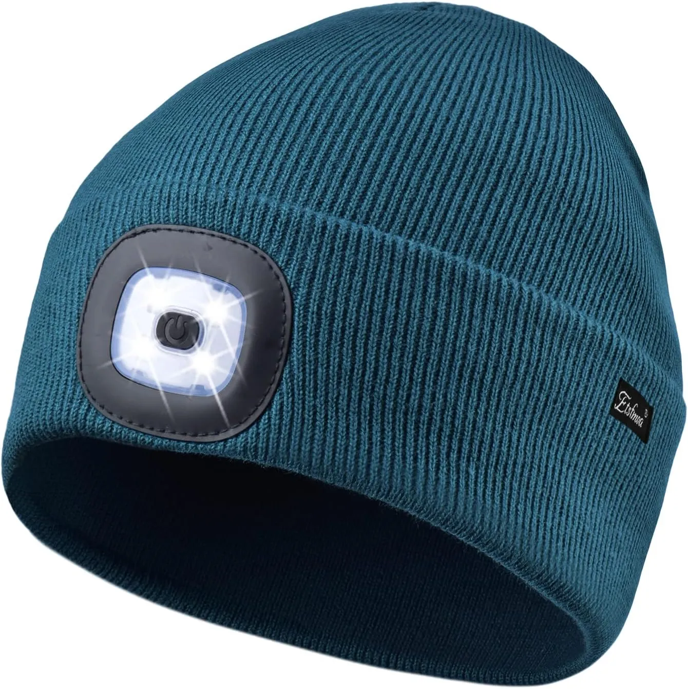 Unisex Beanie with Light, USB Rechargeable Caps