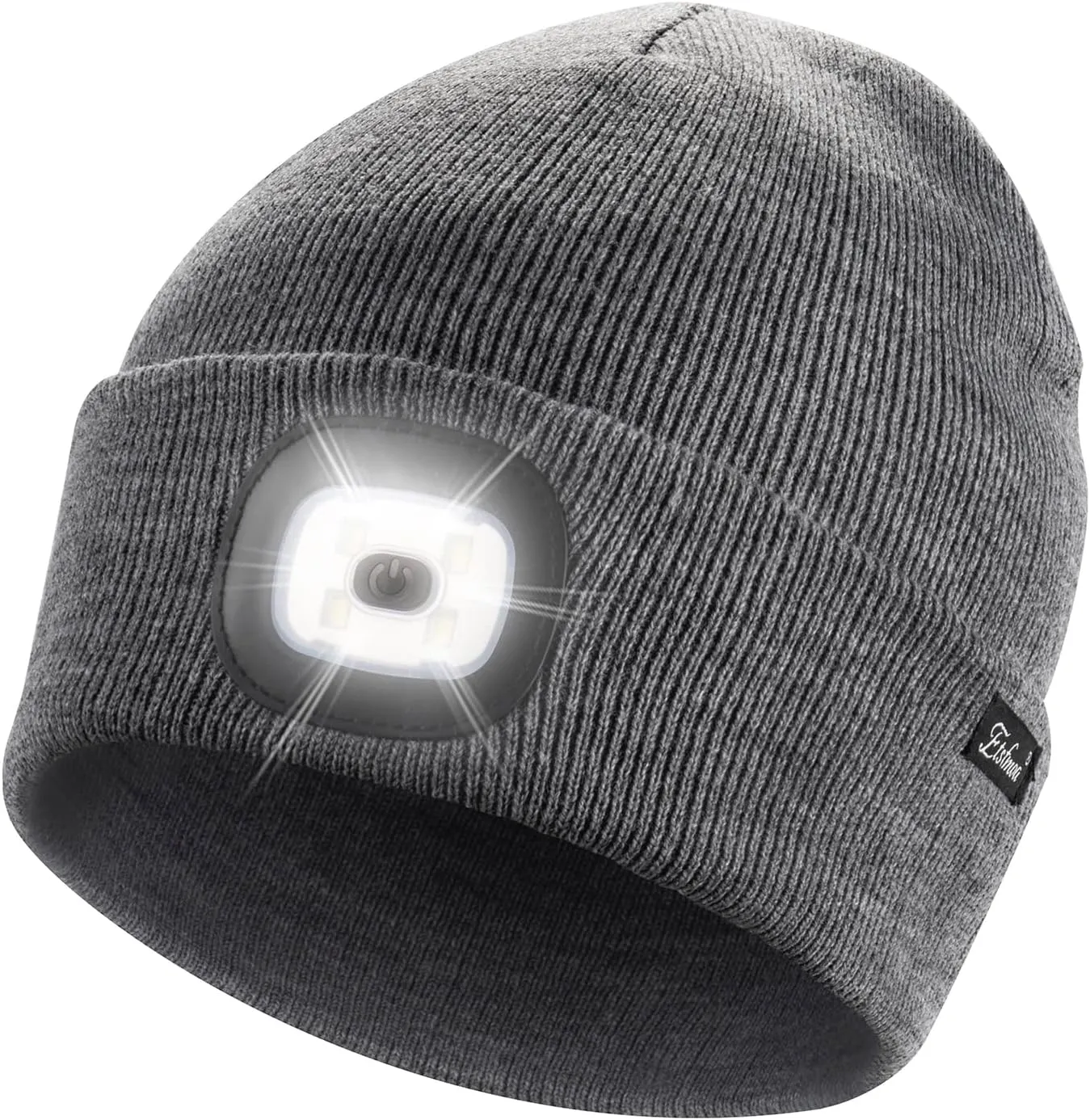 Unisex Beanie with Light, USB Rechargeable Caps