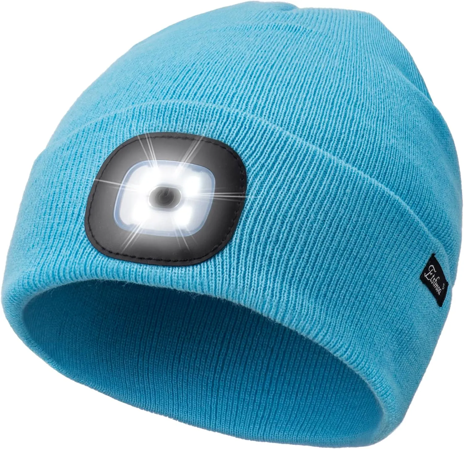 Unisex Beanie with Light, USB Rechargeable Caps