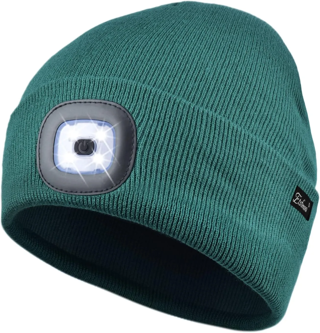 Unisex Beanie with Light, USB Rechargeable Caps