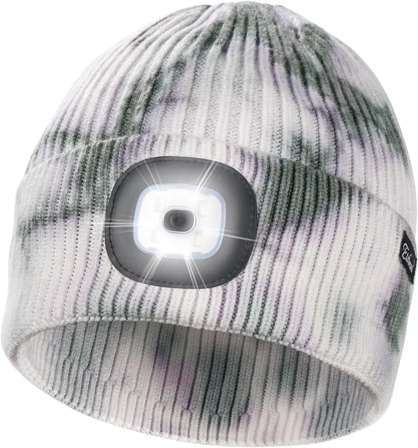 Unisex Beanie with Light, USB Rechargeable Caps