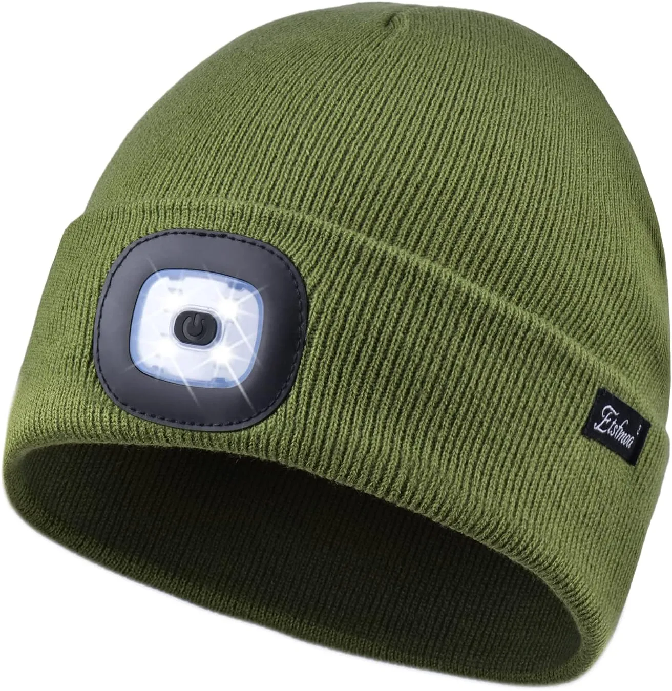 Unisex Beanie with Light, USB Rechargeable Caps