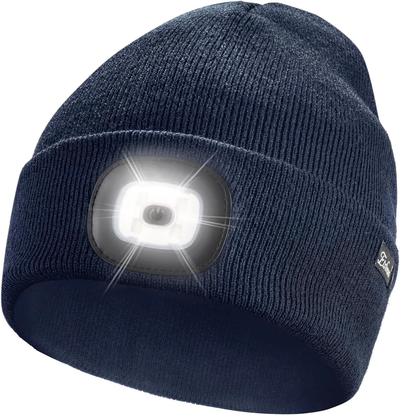 Unisex Beanie with Light, USB Rechargeable Caps