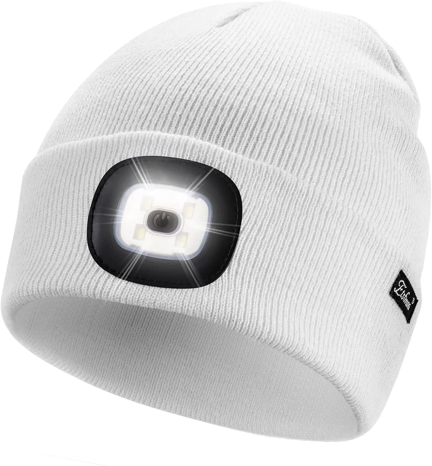 Unisex Beanie with Light, USB Rechargeable Caps