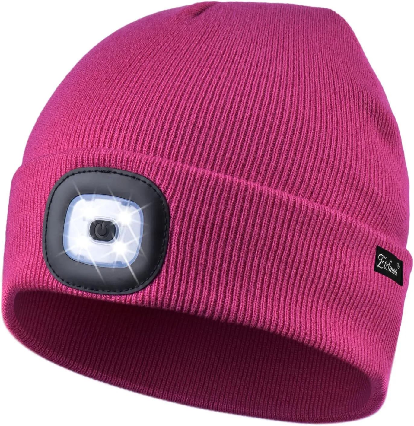 Unisex Beanie with Light, USB Rechargeable Caps