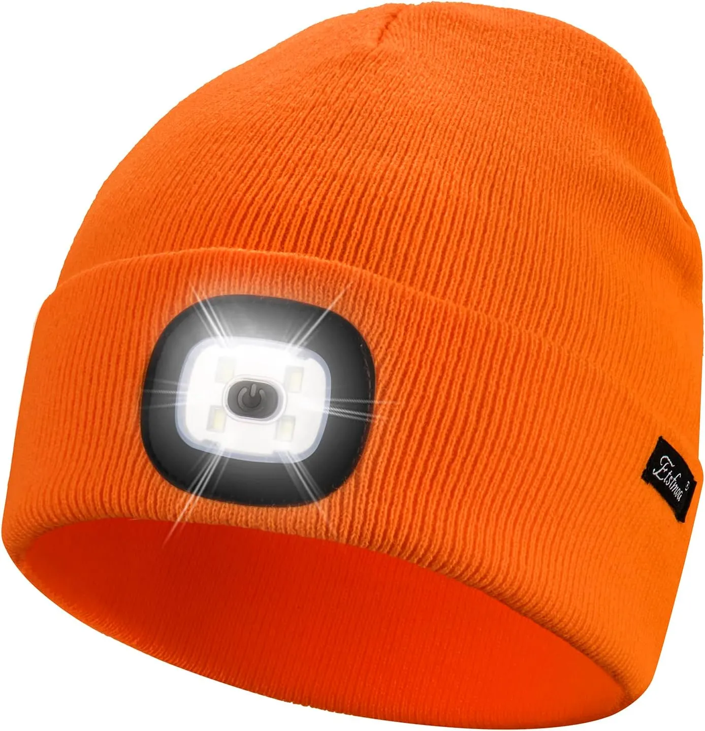 Unisex Beanie with Light, USB Rechargeable Caps