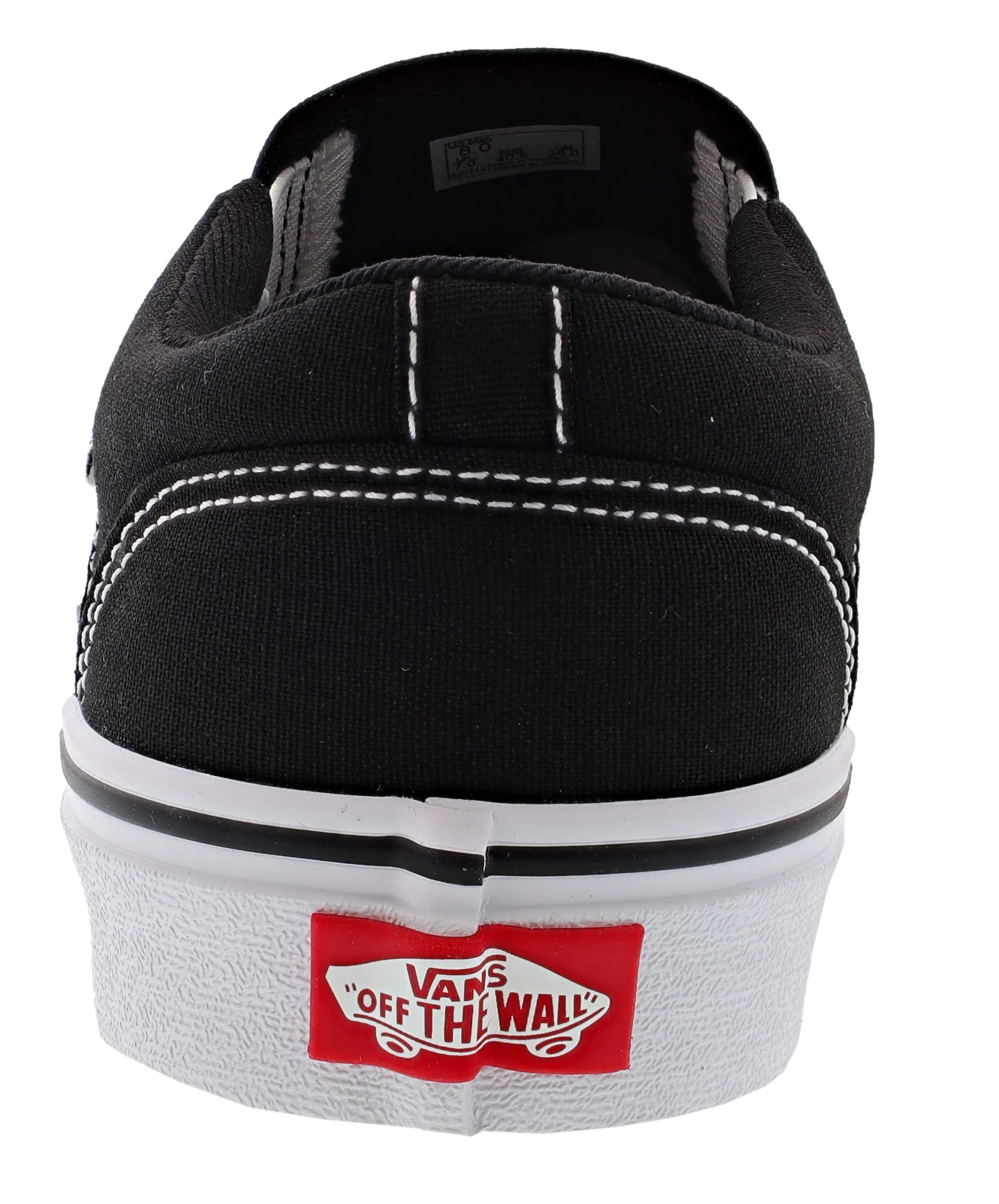 Vans Men's Asher Low Canvas Slip On Skating Shoes