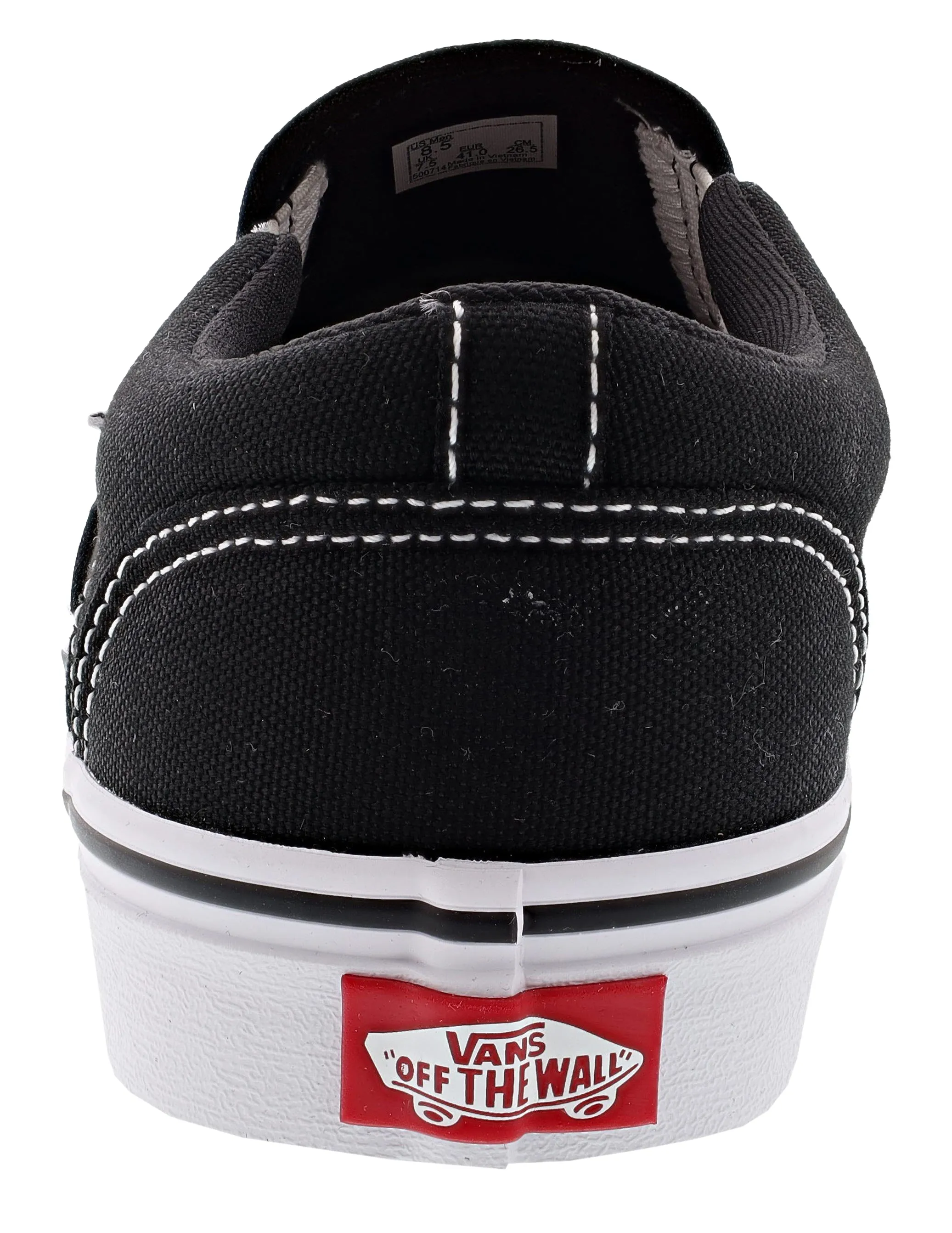 Vans Men's Asher Low Canvas Slip On Skating Shoes