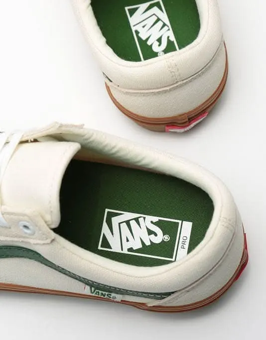 Vans Old Skool Pro Skate Shoes - Marshmallow/Alpine