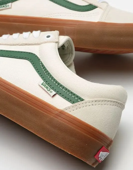 Vans Old Skool Pro Skate Shoes - Marshmallow/Alpine