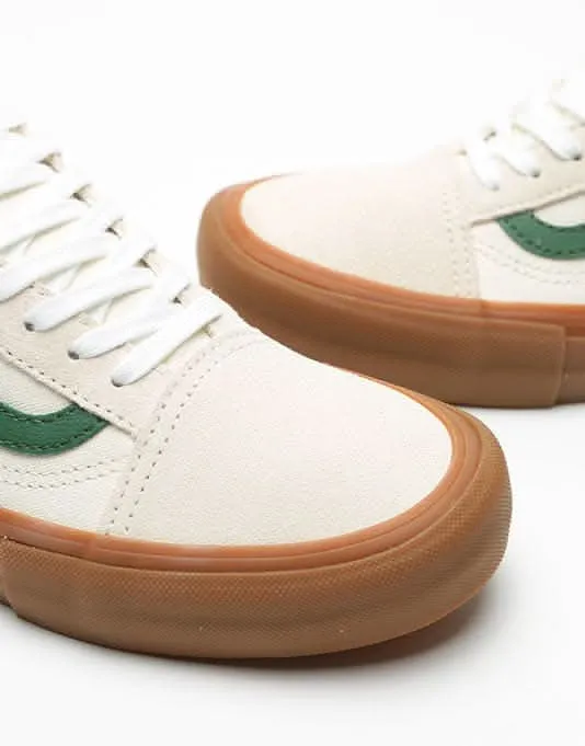 Vans Old Skool Pro Skate Shoes - Marshmallow/Alpine