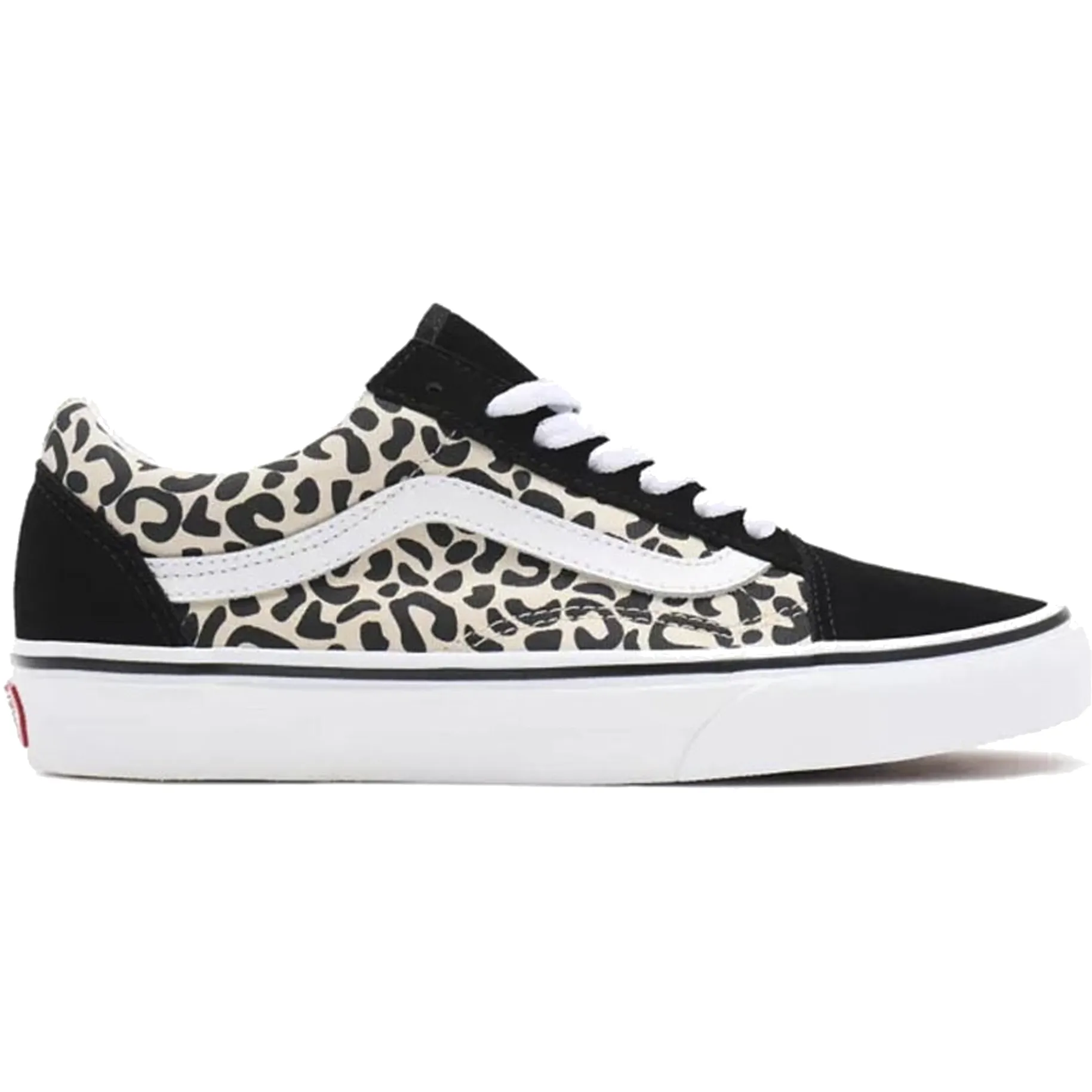 Vans Unisex Old Skool Safari Multi Shoes - Black / White / Cheetah