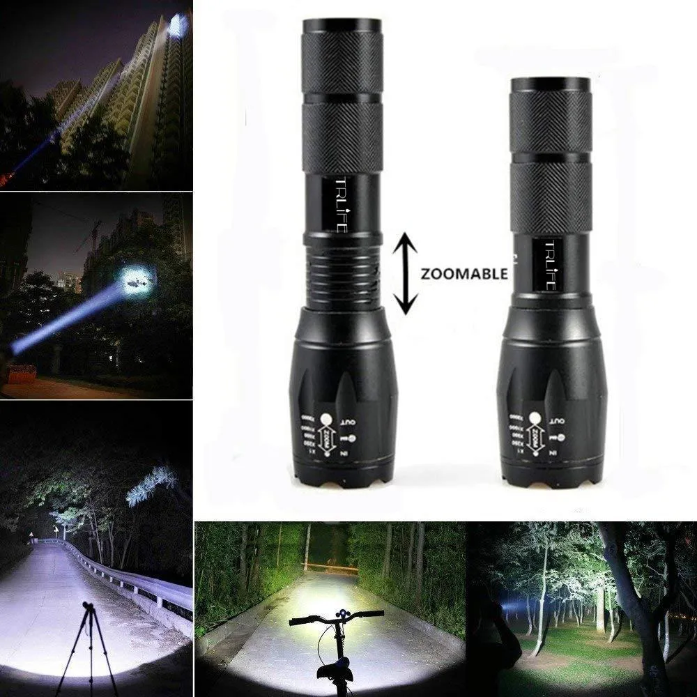 Waterproof Bicycle LED Lights - Front and Rear