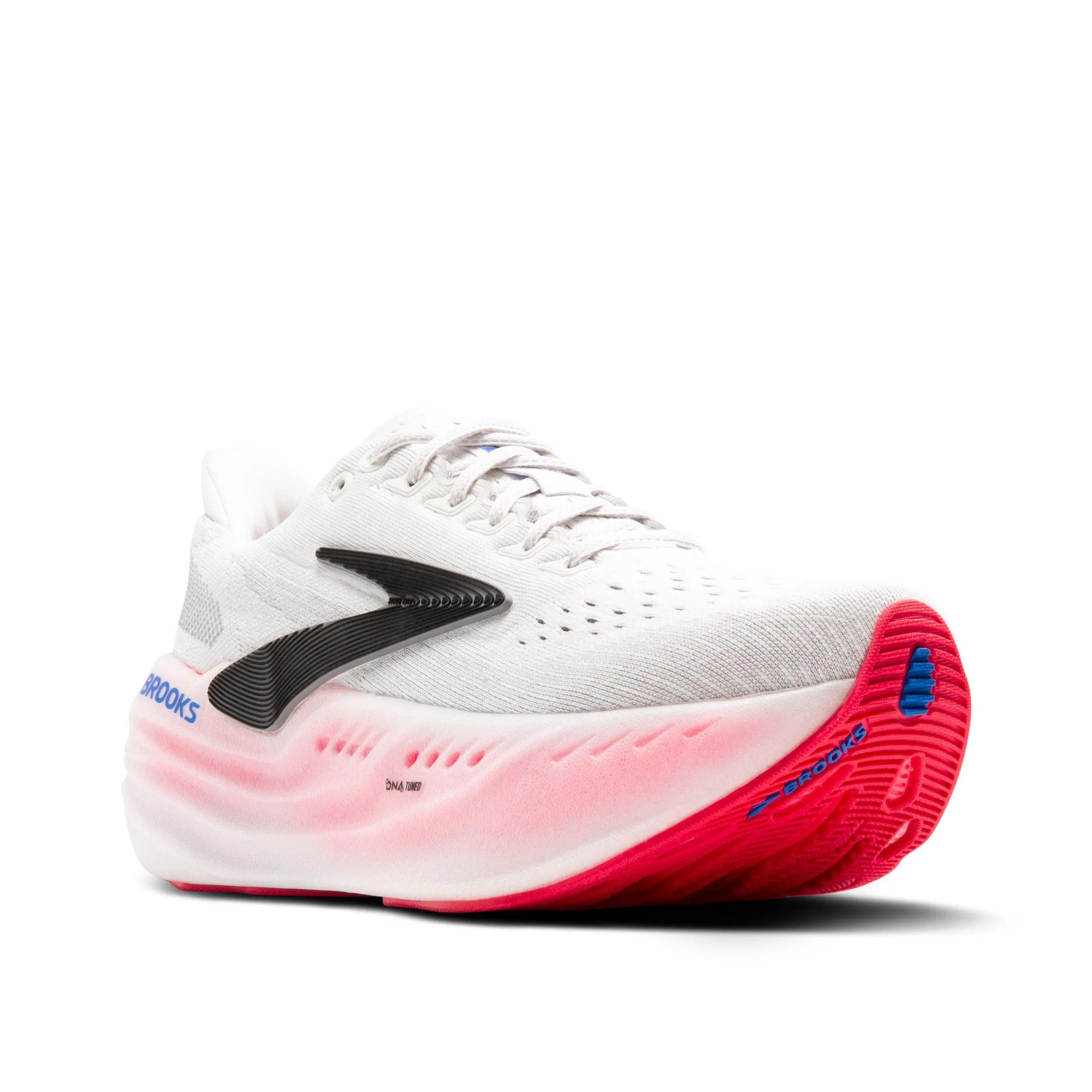 Women's Brooks Glycerin Max Color: White / Black/ Diva Pink