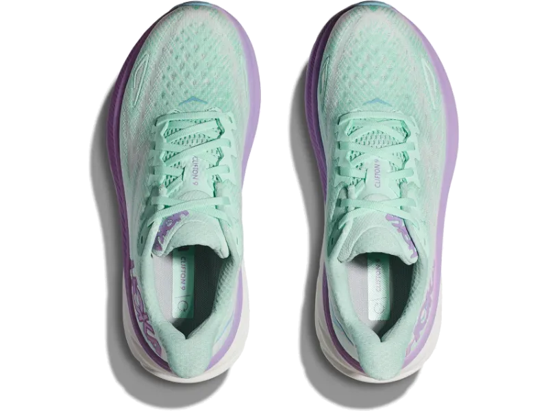 Women's Hoka Clifton 9 High Cushion Running Shoe