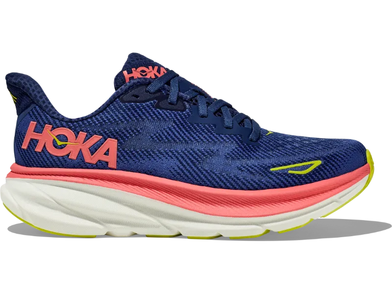 Women's Hoka Clifton 9 High Cushion Running Shoe