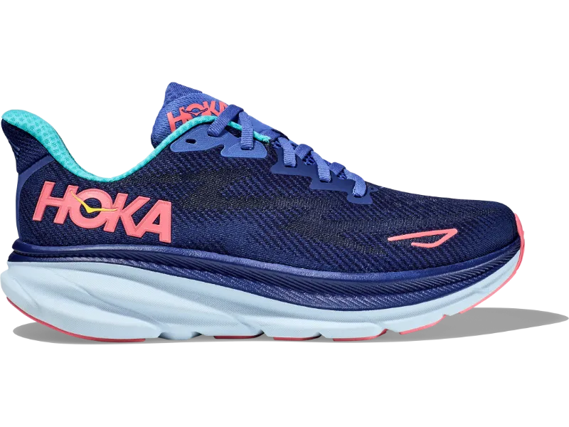 Women's Hoka Clifton 9 High Cushion Running Shoe